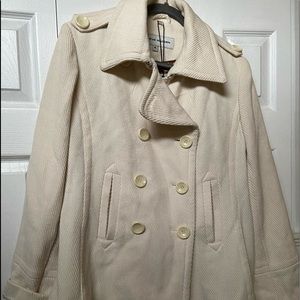 Steve Madden Coat, Winter White, Size XL